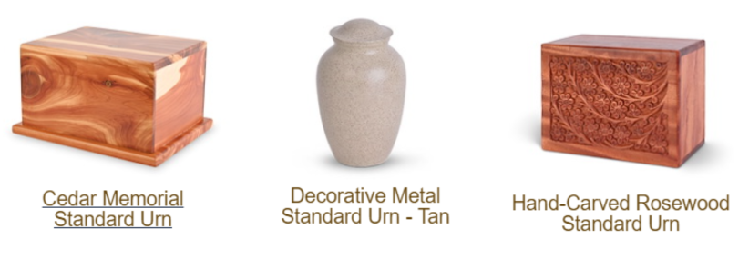 pet urns